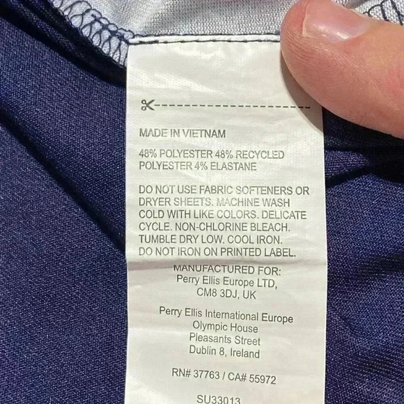 Callaway Women Sleeveless Golf Top MEDIUM Blue 1/4 Zip Athletic OptiDry Colorful - Picture 7 of 7